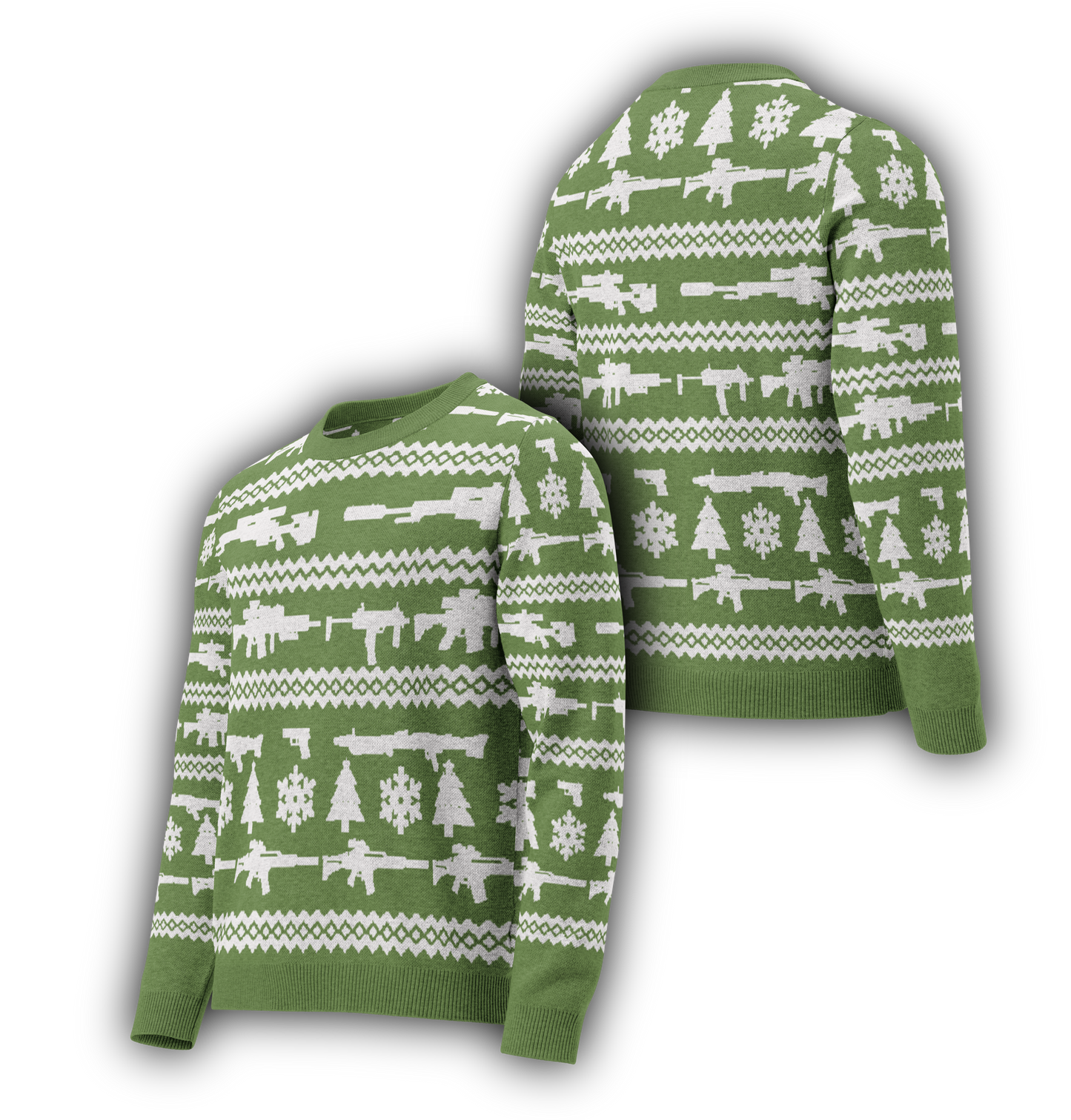 German Tactical Christmas Sweater GREEN