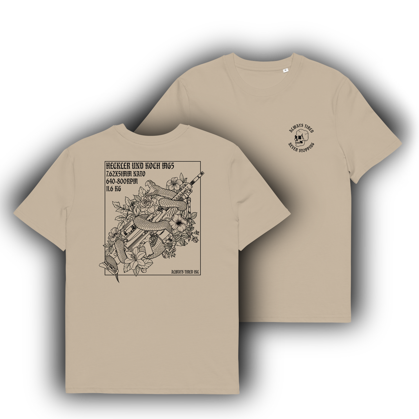 MG5 Shirt Black/White Heavier T