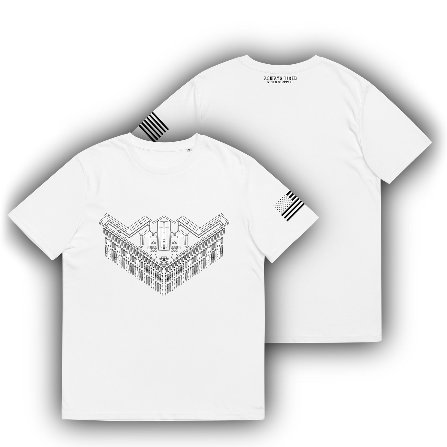 B2 Bomber Shirt Front Print Heavier T