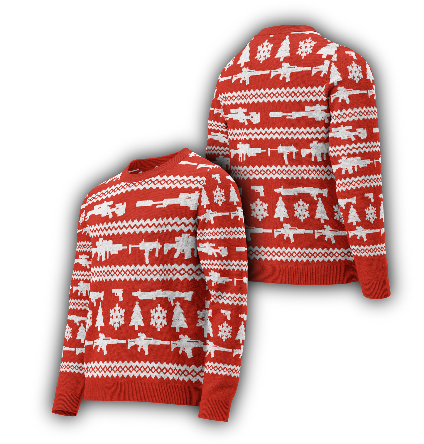 German Tactical Christmas Sweater RED