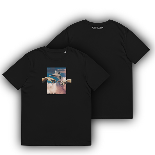 F22 Michelangelo Front Print Heavier T