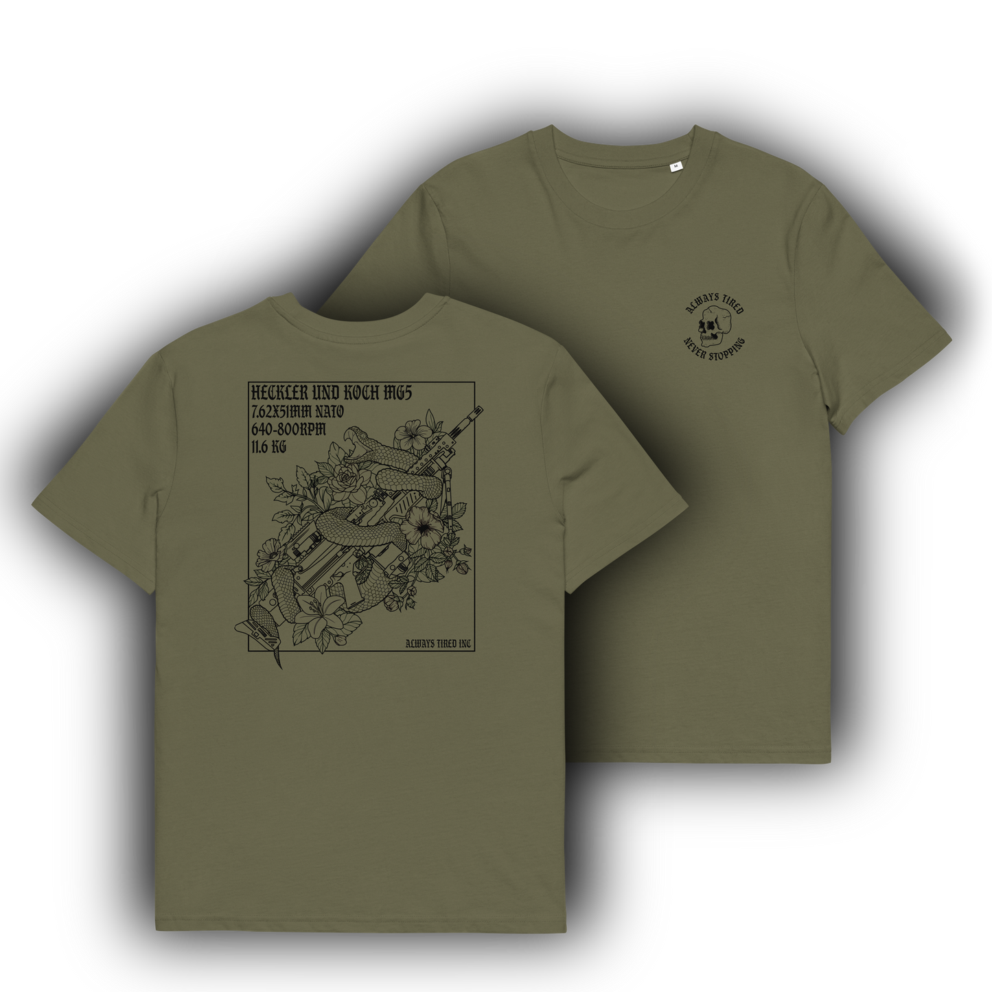 MG5 Shirt Black/White Heavier T