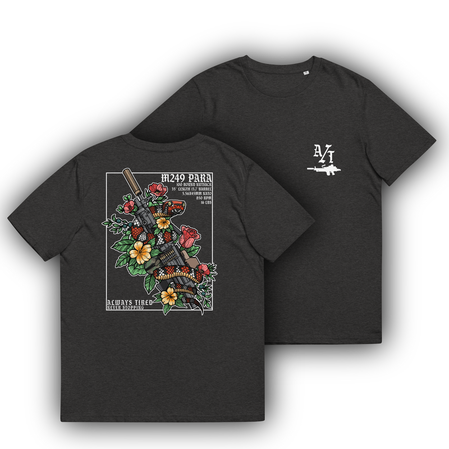 M249 Colored Back Print Heavier T