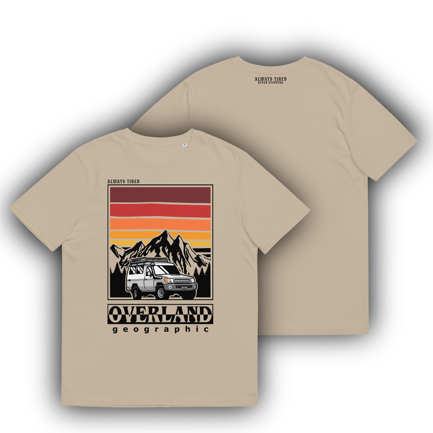 Land Cruiser 78 Overland Front Print Heavier T