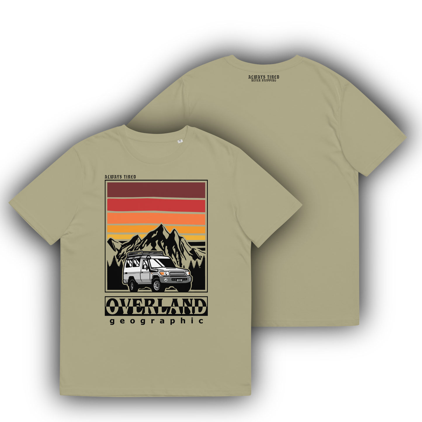 Land Cruiser 78 Overland Front Print Heavier T