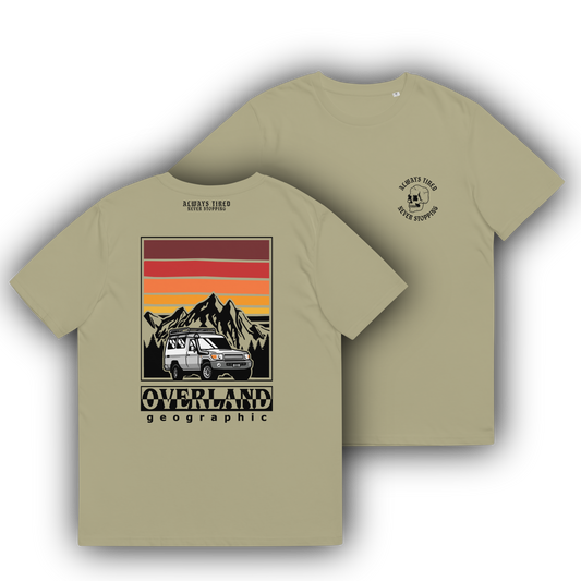 Land Cruiser 78 Overland Back Print Heavier T
