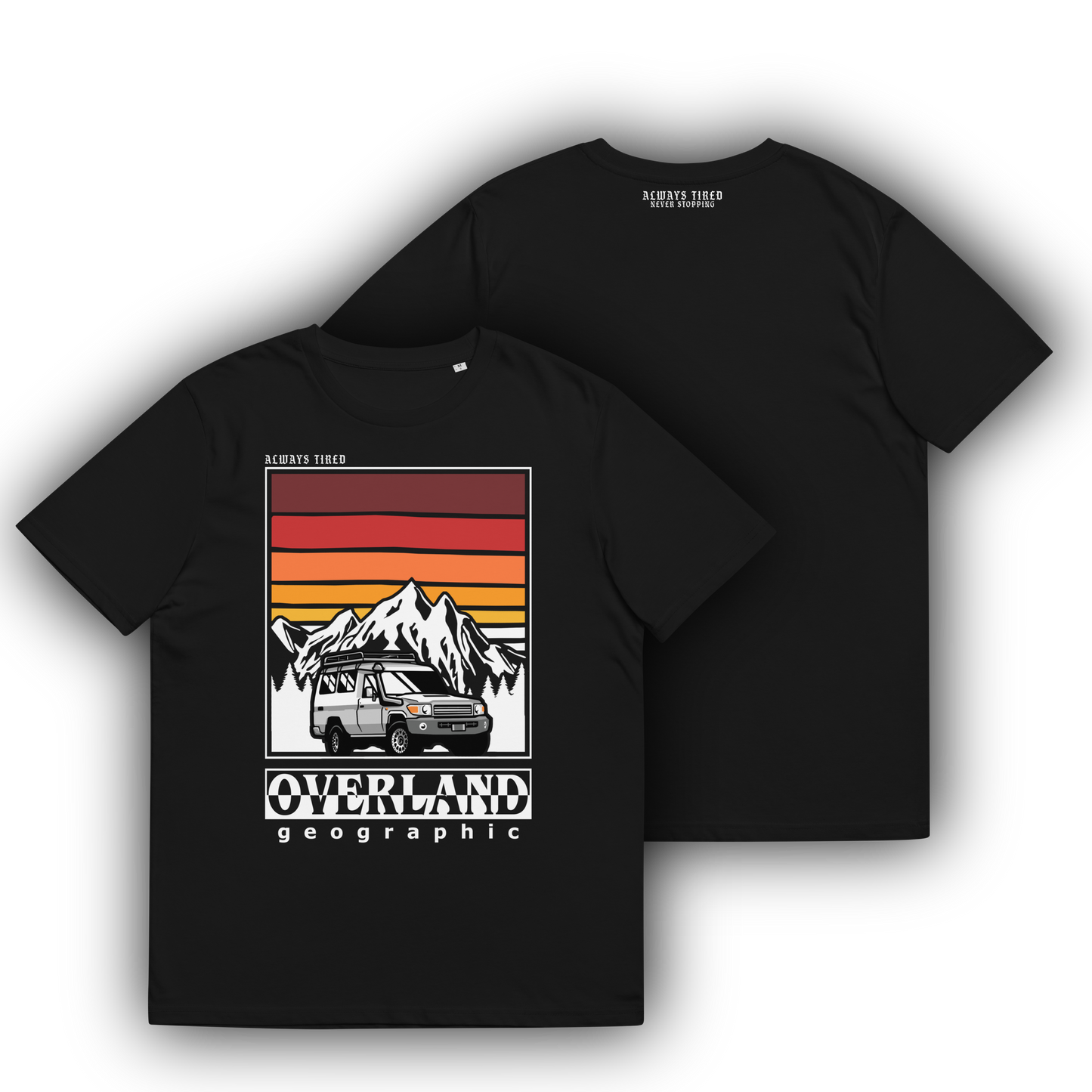 Land Cruiser 78 Overland Front Print Heavier T
