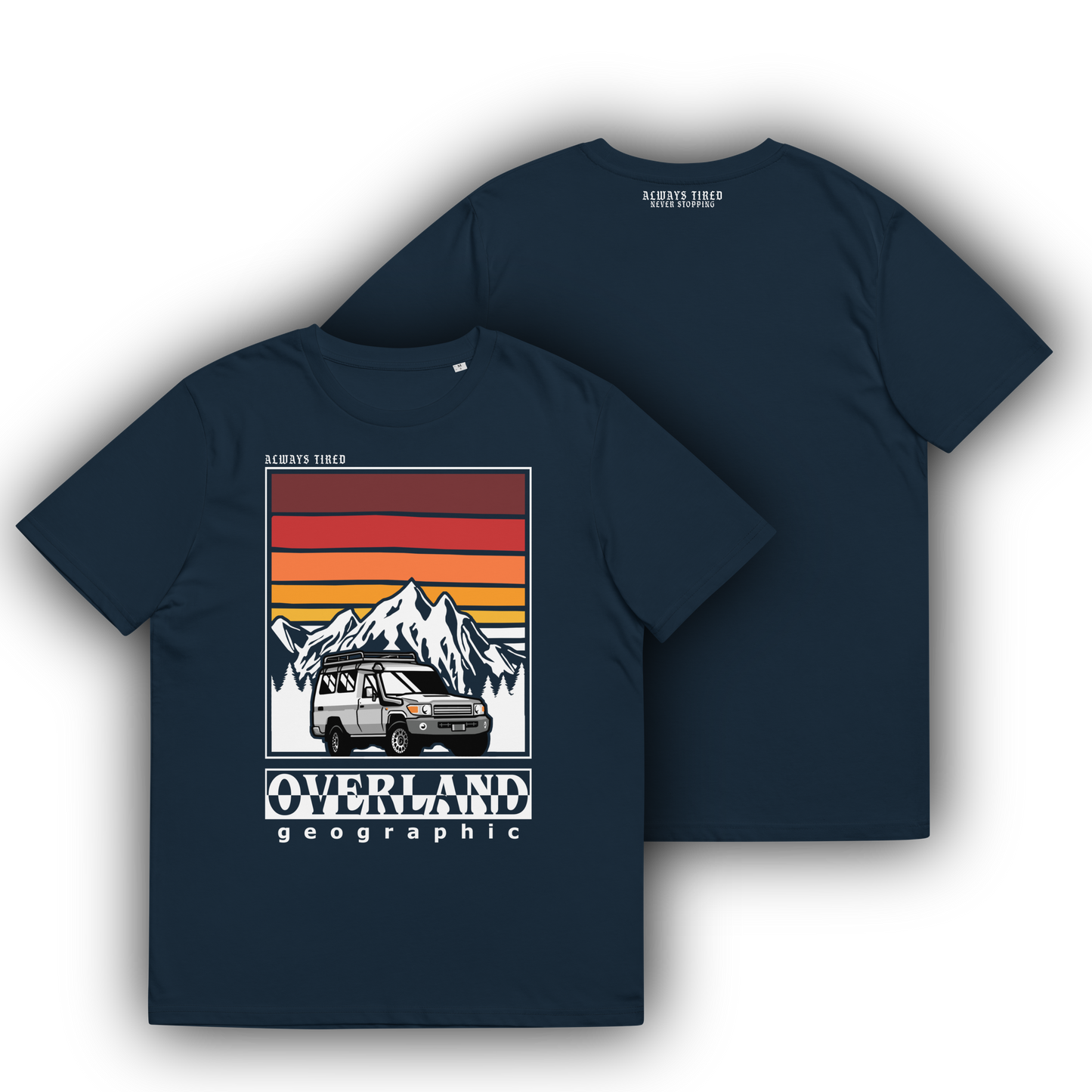 Land Cruiser 78 Overland Front Print Heavier T