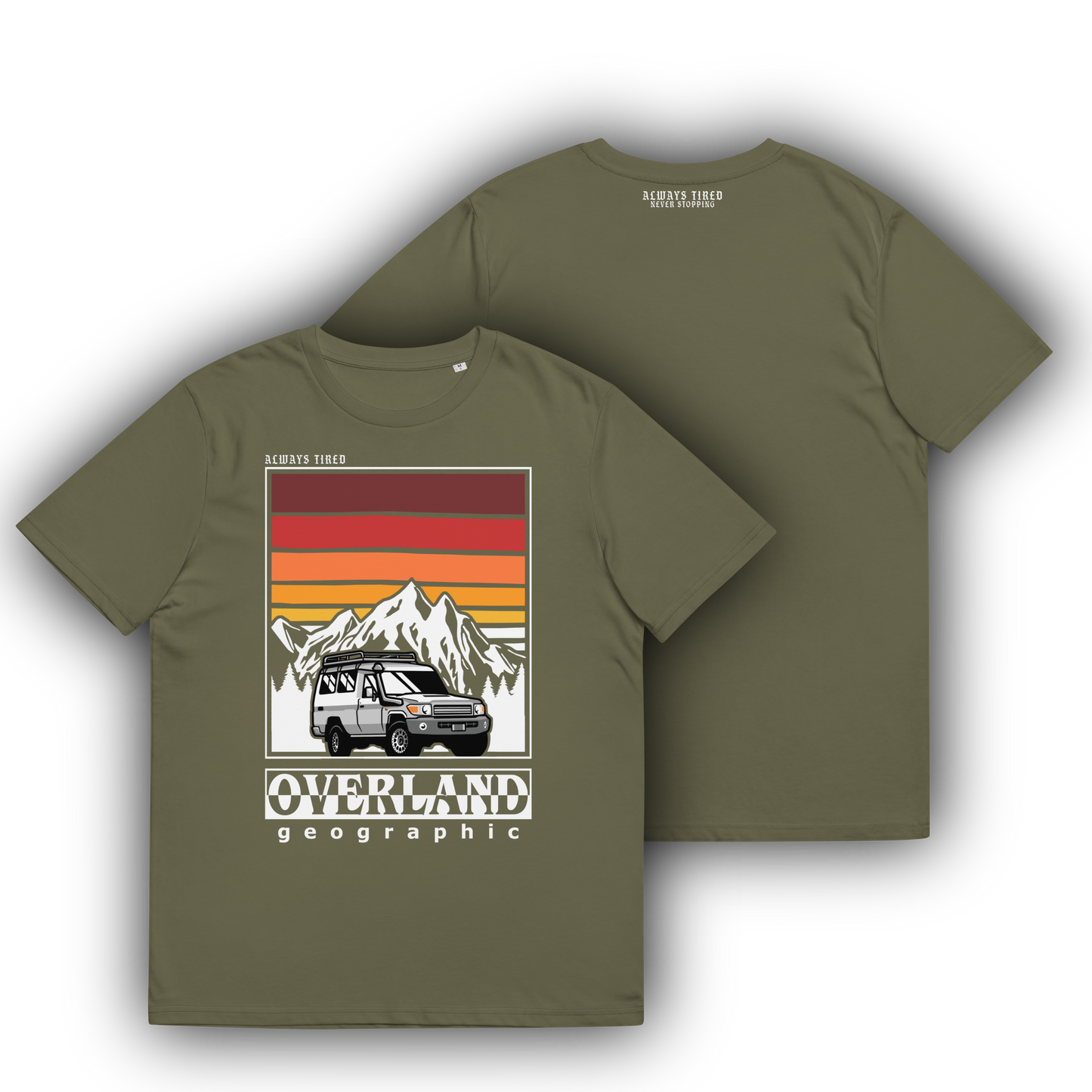 Land Cruiser 78 Overland Front Print Heavier T