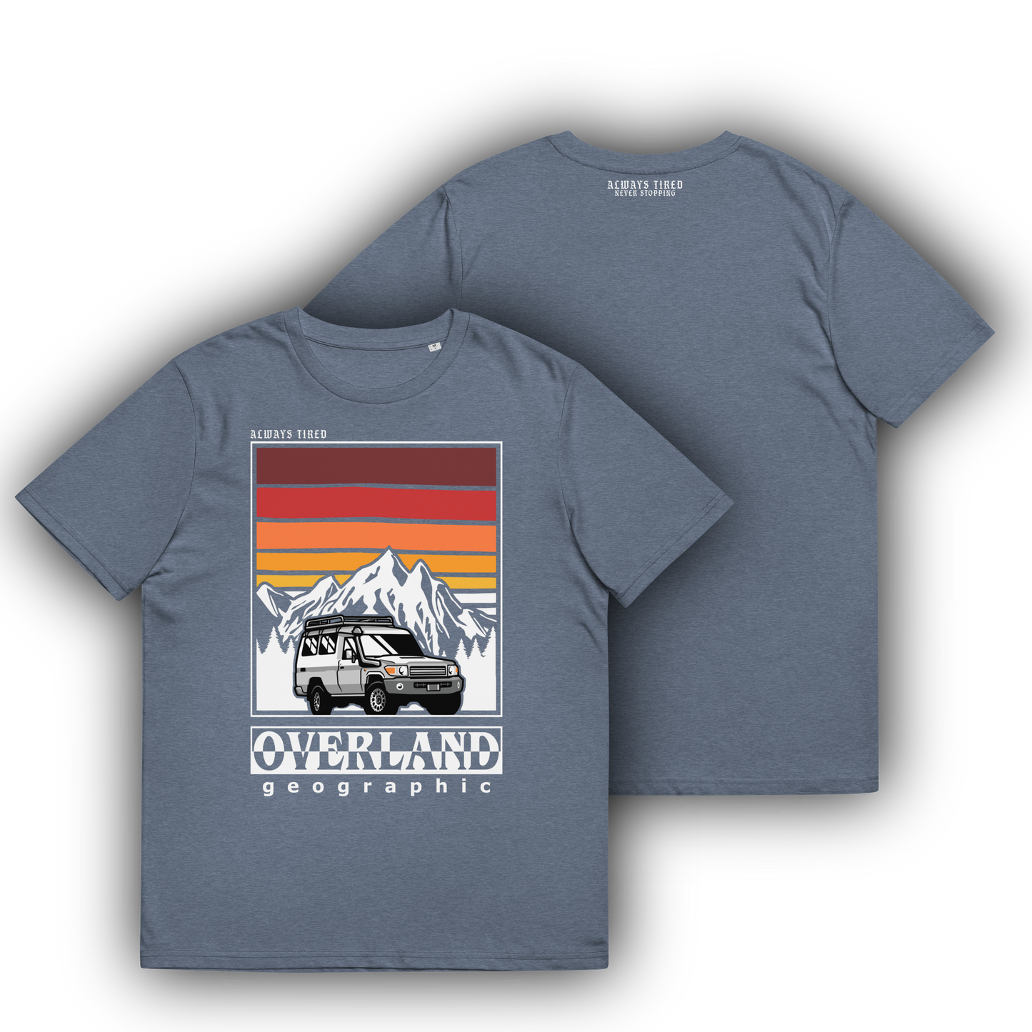 Land Cruiser 78 Overland Front Print Heavier T