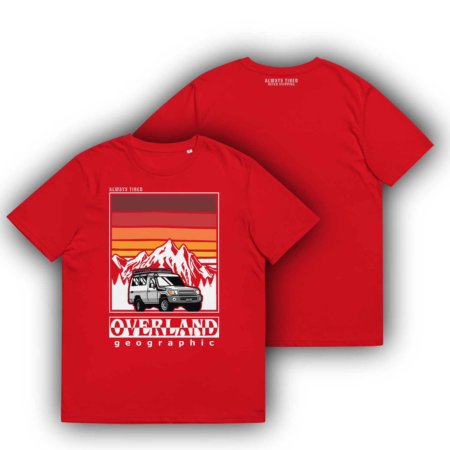 Land Cruiser 78 Overland Front Print Heavier T