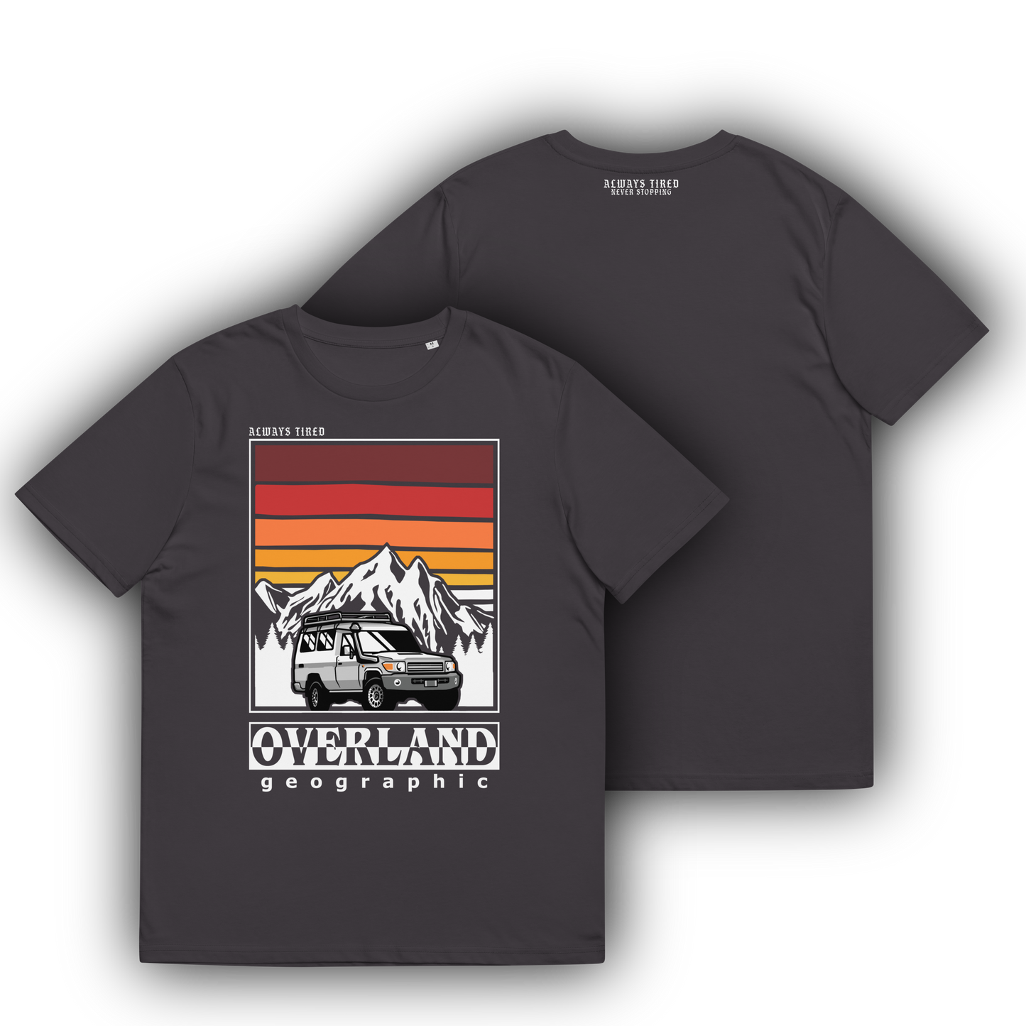 Land Cruiser 78 Overland Front Print Heavier T