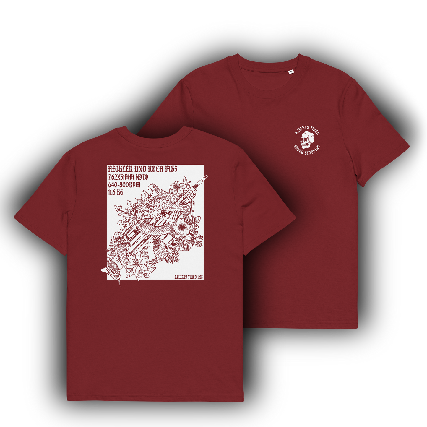 MG5 Shirt Black/White Heavier T