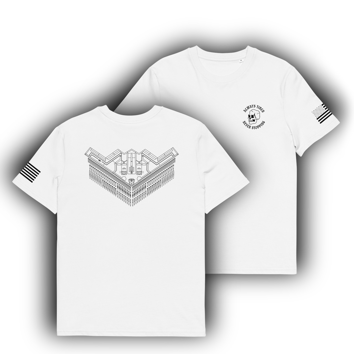 B2 Bomber Shirt Back Print Heavier T