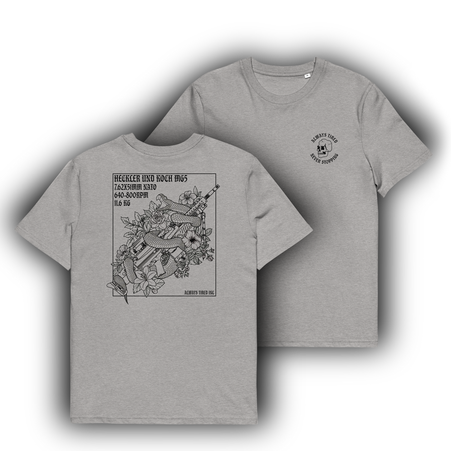 MG5 Shirt Black/White Heavier T