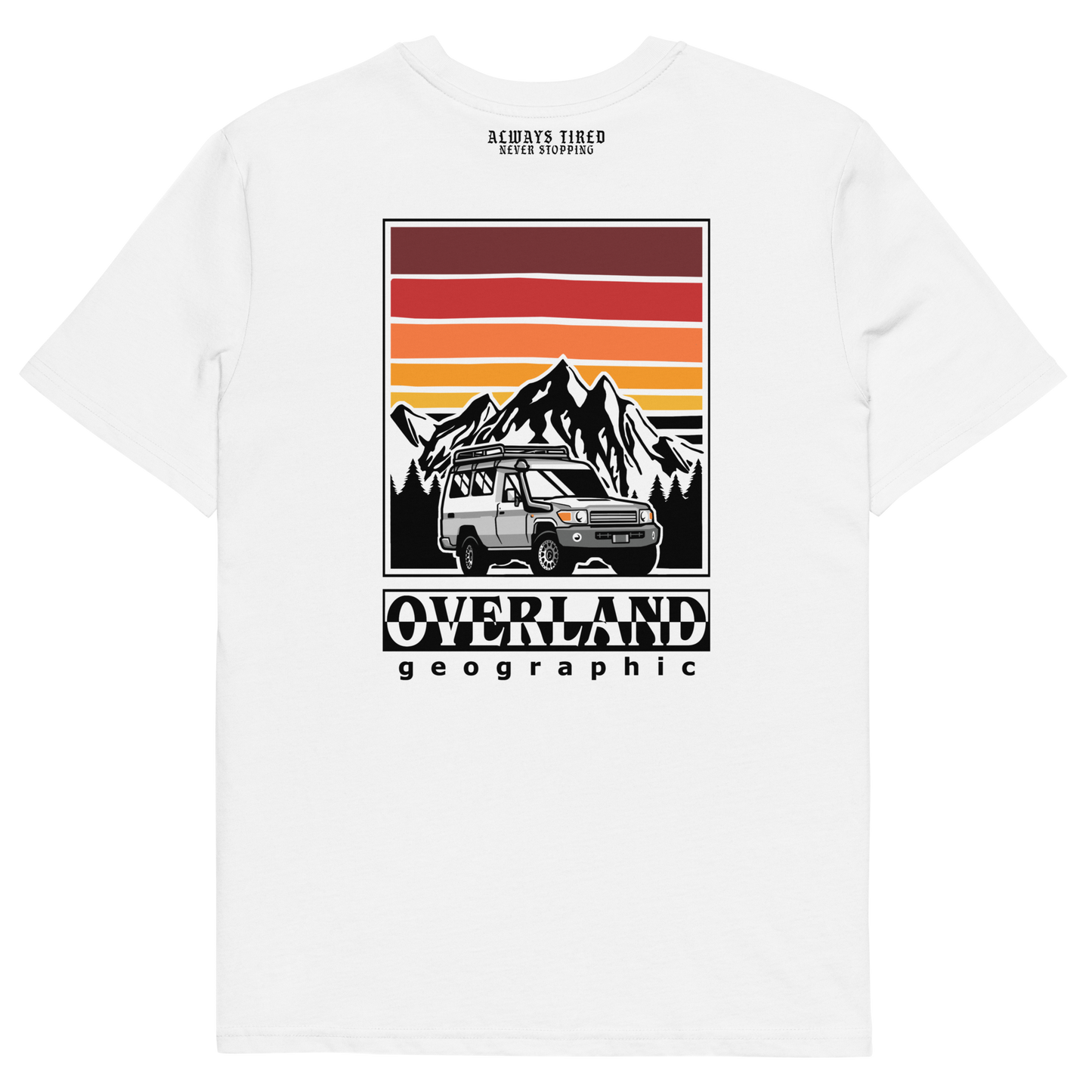 Land Cruiser 78 Overland Back Print Heavier T