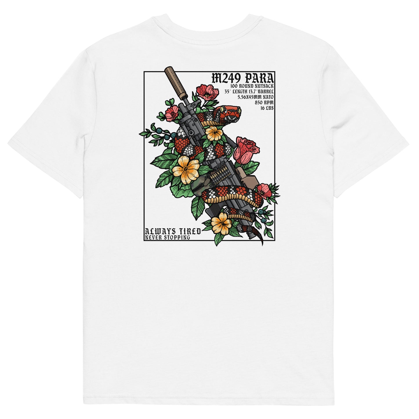 M249 Colored Back Print Heavier T