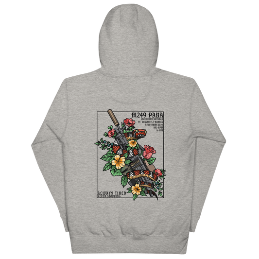 M249 Colored Back Print Hoodie